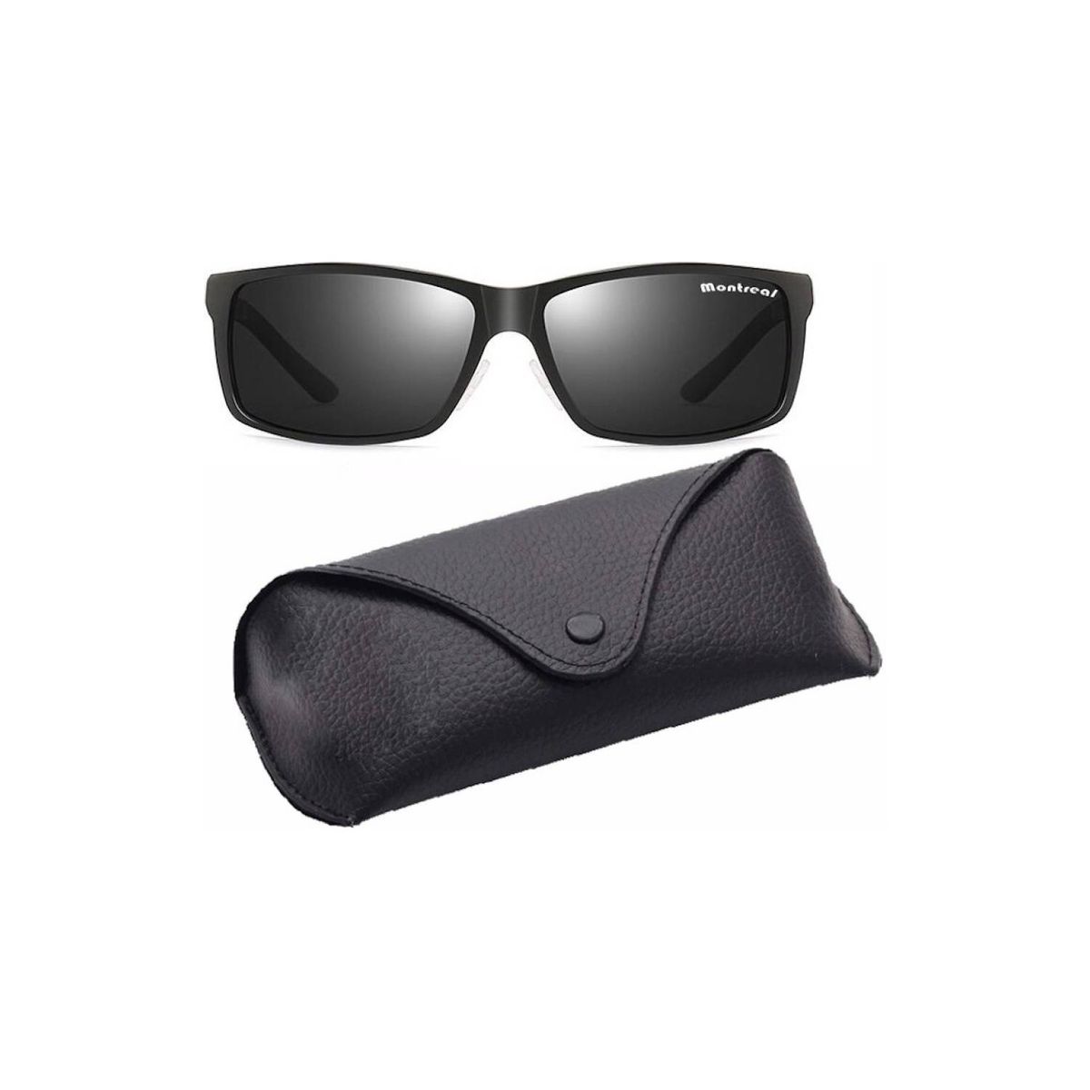 MONTREAL - Lentes de sol hombre Anteojos Filtro UV Tahoe black