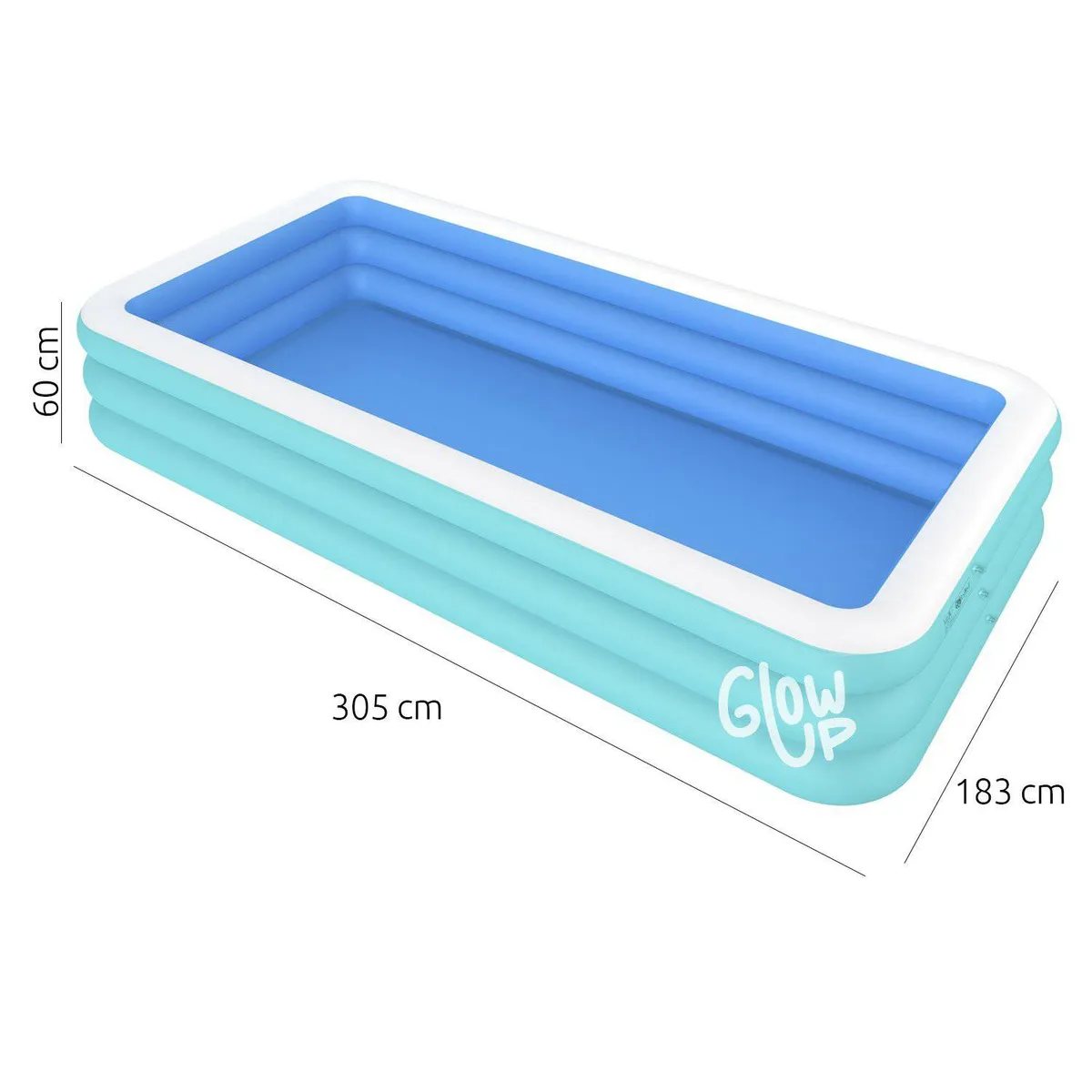 GLOWUP - Piscina 305x183x60cm 2000 litros calipso