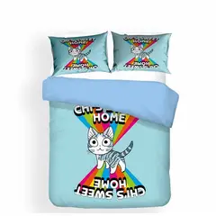 SINTEC CHILE SINTEC IMP - Sábanas SWEET KITTY 1.5 plazas