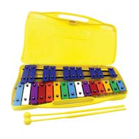 Metalofono Xilófono Metálico 25 Notas Con 2 Baquetas Hendrix.