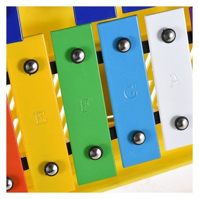 Imagen 2 del producto Metalofono Xilófono Metálico 25 Notas Con 2 Baquetas Hendrix.