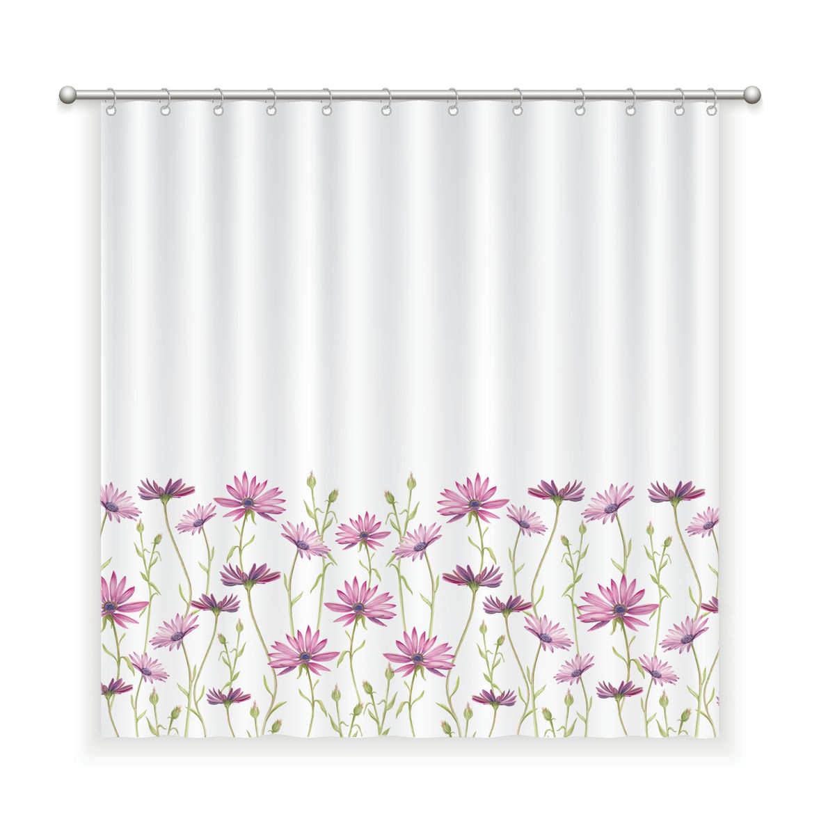 MARGARITA SCHEEL BY CASA ALVARINHO - CORTINA DE BAÑO ALGODÓN MARGARITAS