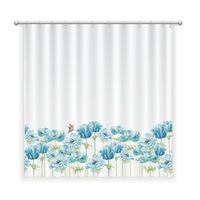 CORTINA DE BAÑO ALGODÓN ANEMONE