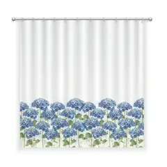 MARGARITA SCHEEL BY CASA ALVARINHO - CORTINA DE BAÑO ALGODÓN HORTENSIAS