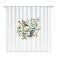 CORTINA DE BAÑO ALGODÓN GOLONDRINAS