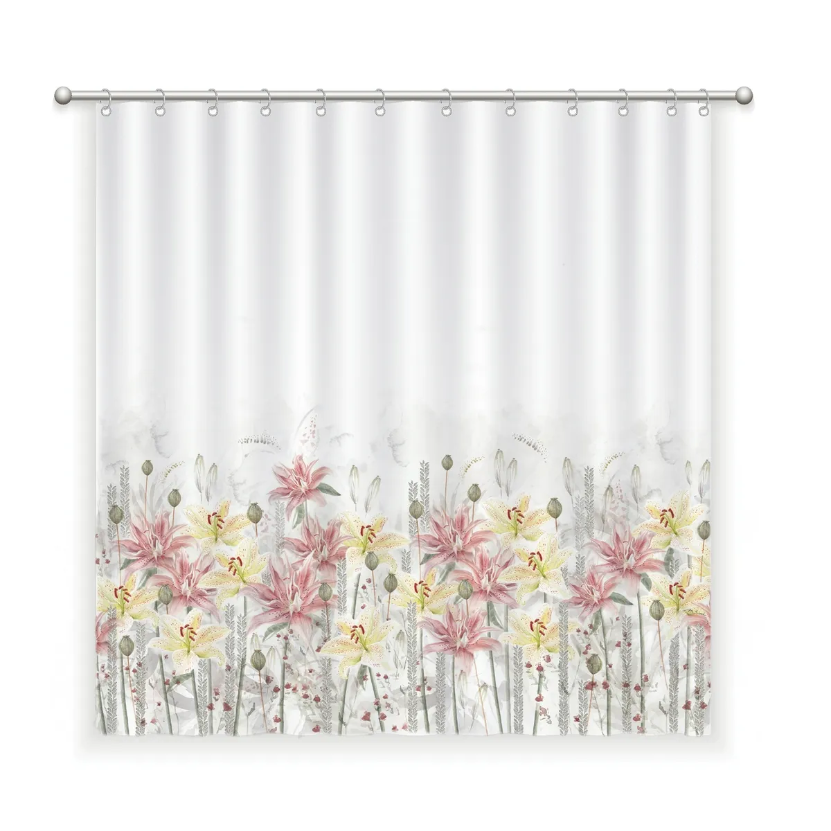 MARGARITA SCHEEL BY CASA ALVARINHO - CORTINA DE BAÑO ALGODÓN LILIUM