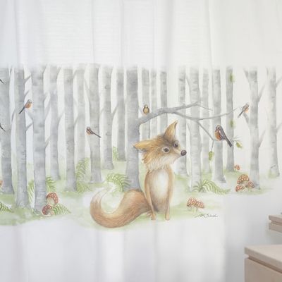 Imagen 2 del producto CORTINA DE BAÑO ALGODÓN ZORRITO