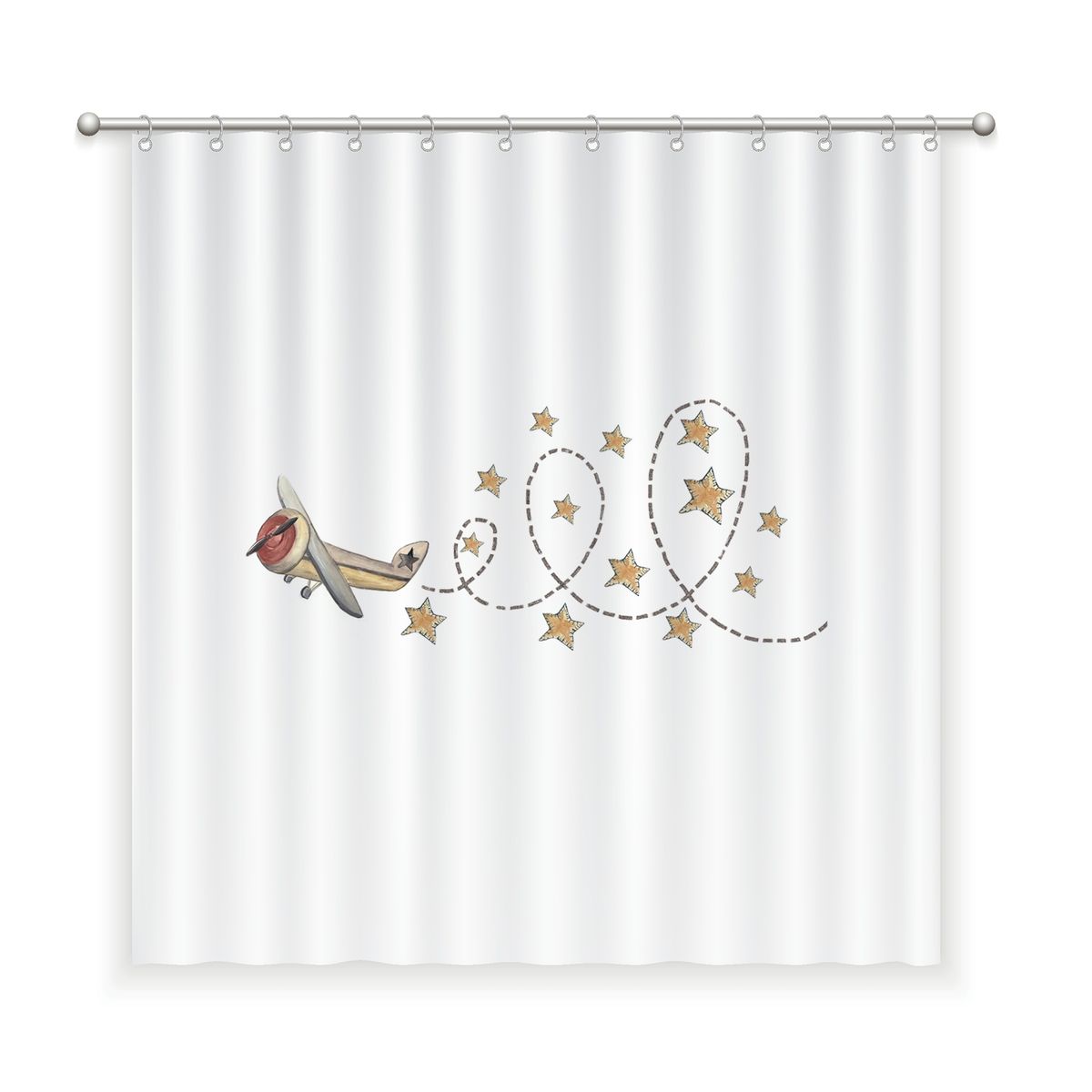 MARGARITA SCHEEL BY CASA ALVARINHO - CORTINA DE BAÑO ALGODÓN AVIÓN