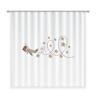 CORTINA DE BAÑO ALGODÓN AVIÓN