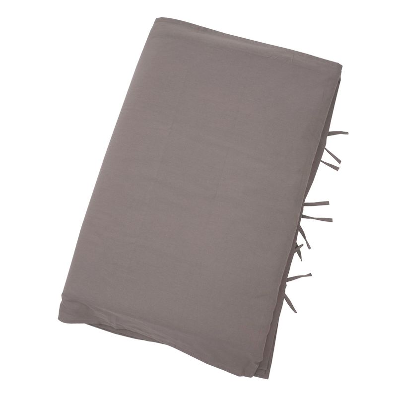CASA ALVARINHO - PIECERA ALGODÓN STONE WASH TAUPÉ 145X70