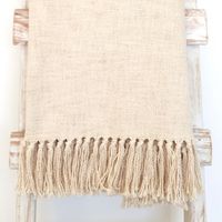 CHAL TELAR ALGODÓN CRUDO 220X100