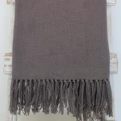 CASA ALVARINHO - CHAL TELAR ALGODÓN TAUPÉ 160X100