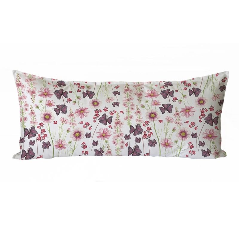 MARGARITA SCHEEL BY CASA ALVARINHO - FUNDA COJÍN ALGODÓN PRIMAVERA ROSA XL
