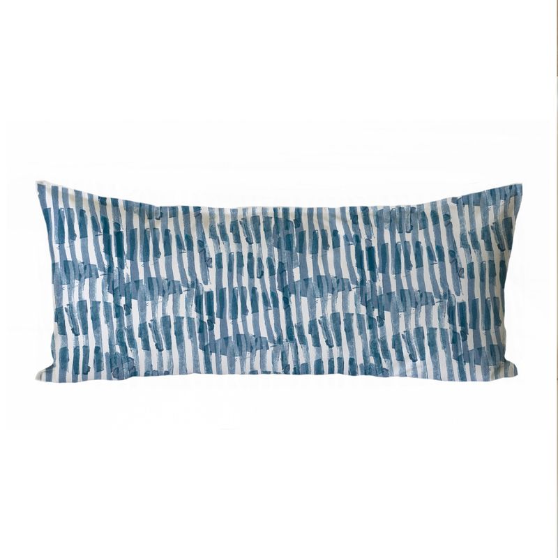 MARGARITA SCHEEL BY CASA ALVARINHO - FUNDA COJÍN ALGODÓN MAR ABSTRACTO XL