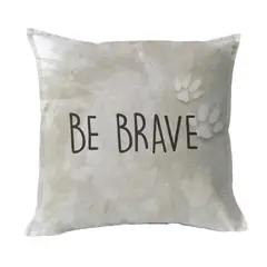 MARGARITA SCHEEL BY CASA ALVARINHO - FUNDA COJÍN ALGODÓN BE BRAVE 45X45