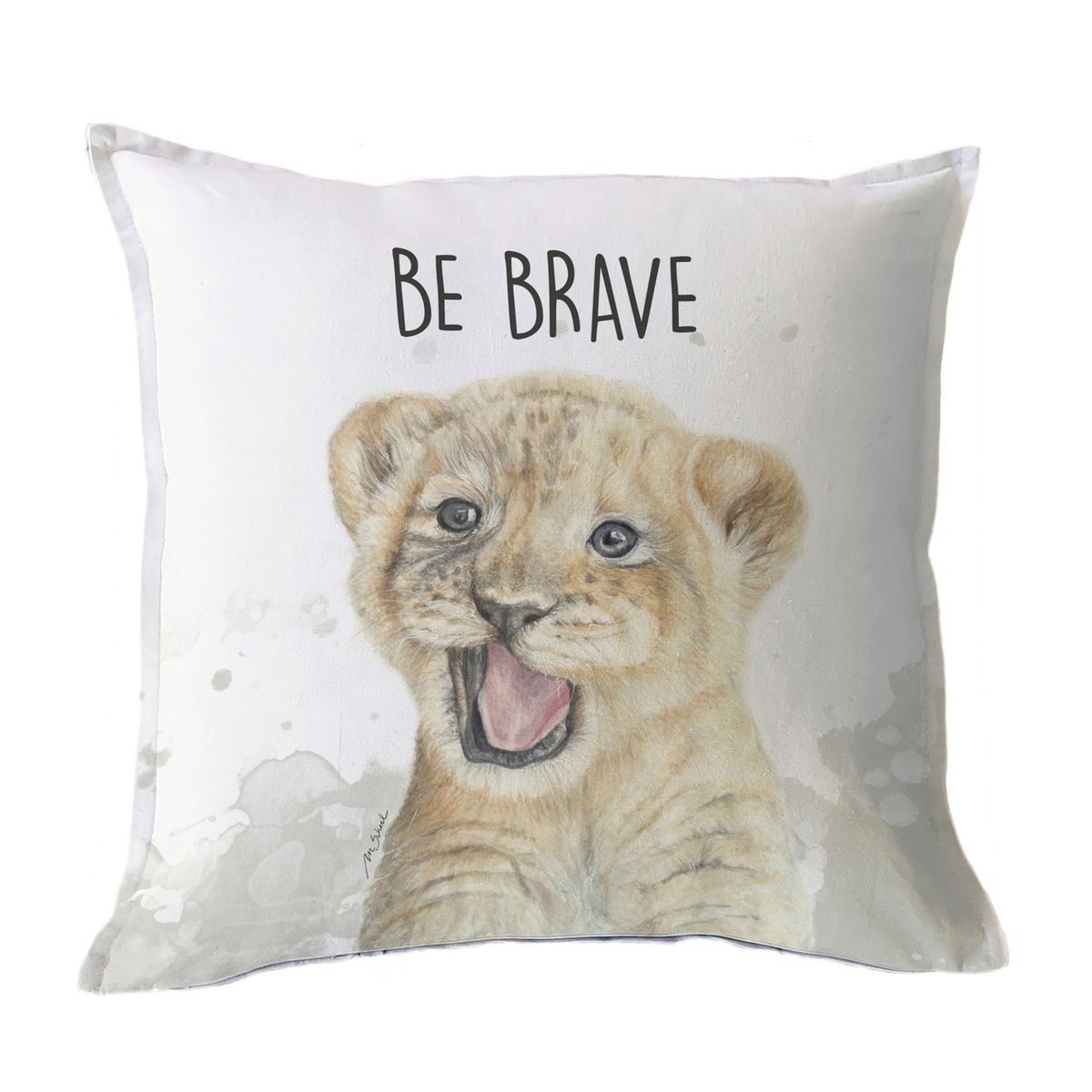 MARGARITA SCHEEL BY CASA ALVARINHO - FUNDA COJÍN ALGODÓN LEÓN VALIENTE 45X45…