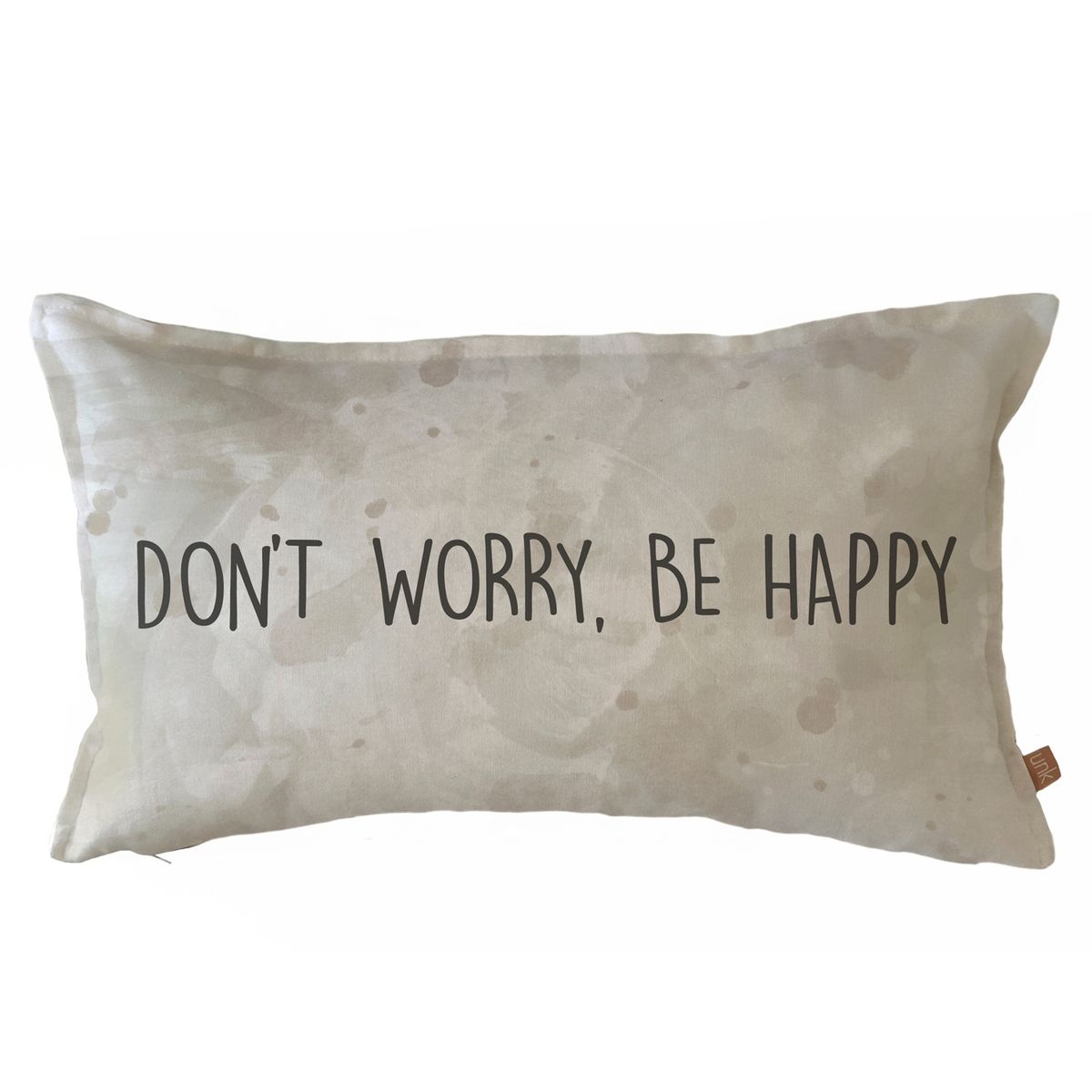 MARGARITA SCHEEL BY CASA ALVARINHO - FUNDA COJÍN ALGODÓN DONT WORRY BE HAPPY 50X30