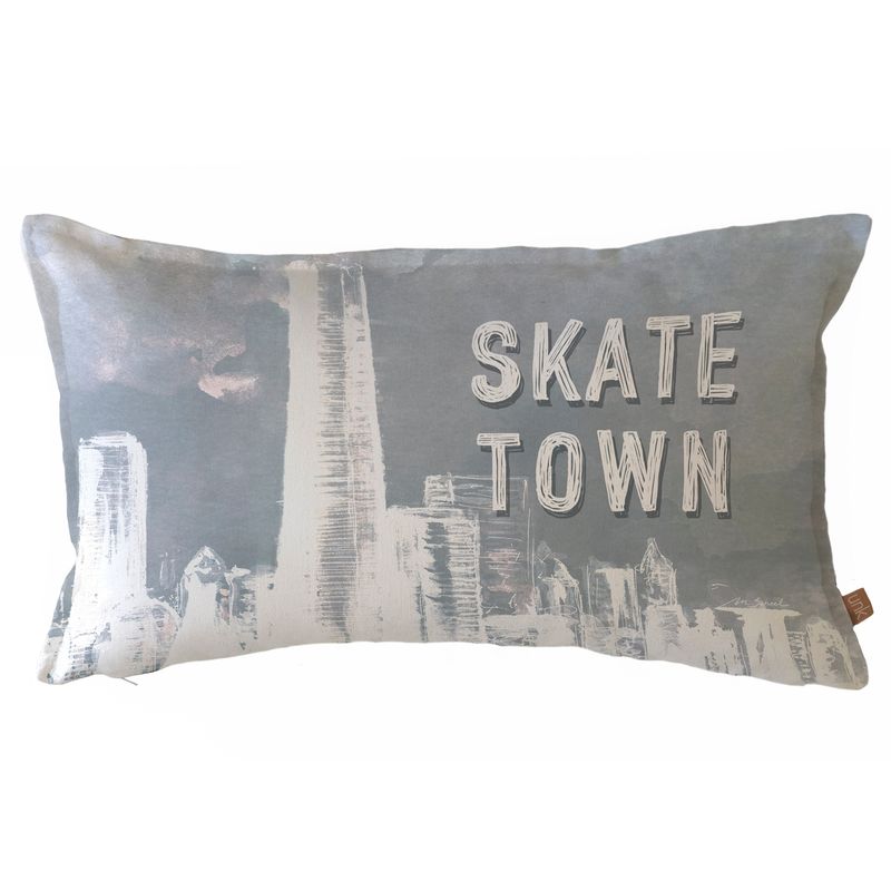 MARGARITA SCHEEL BY CASA ALVARINHO - FUNDA COJÍN ALGODÓN SKATE TOWN 50X30