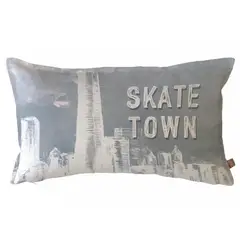 MARGARITA SCHEEL BY CASA ALVARINHO - FUNDA COJÍN ALGODÓN SKATE TOWN 50X30