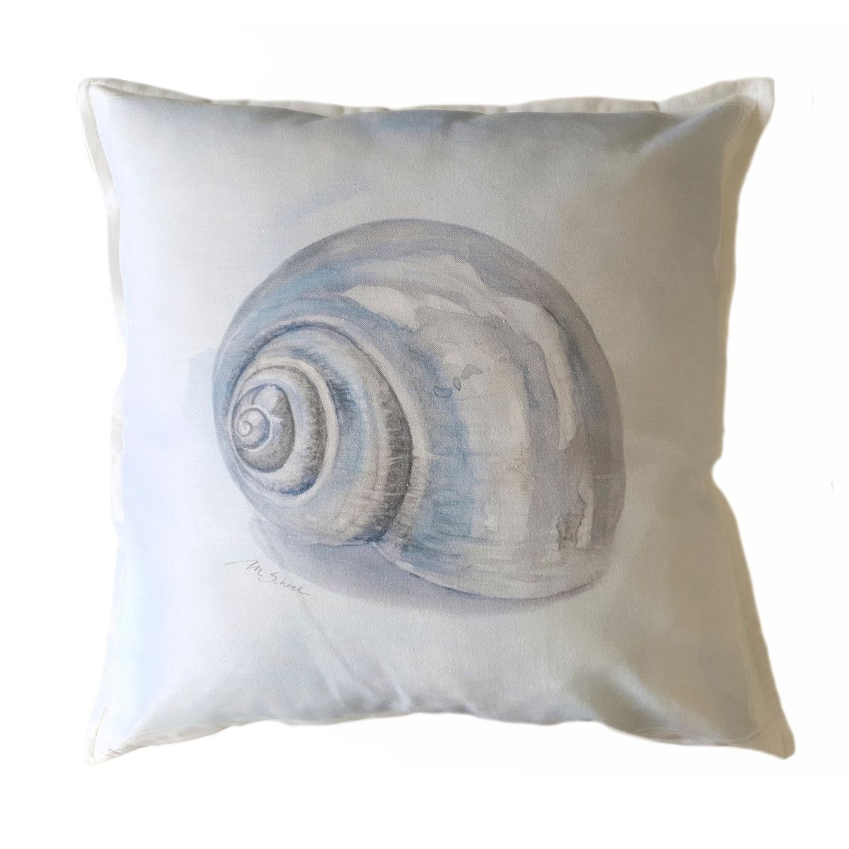 MARGARITA SCHEEL BY CASA ALVARINHO - FUNDA COJÍN ALGODÓN CARACOL 45X45