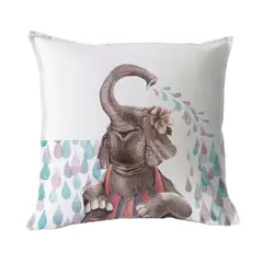 MARGARITA SCHEEL BY CASA ALVARINHO - FUNDA COJÍN ALGODÓN ELEFANTA 45X45