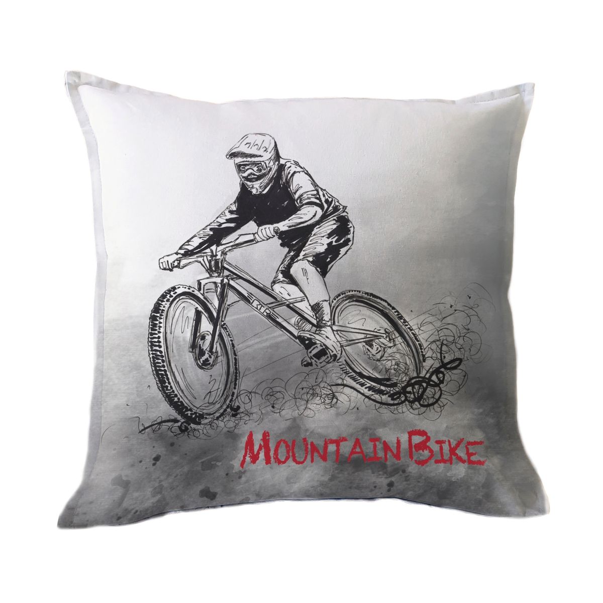 MARGARITA SCHEEL BY CASA ALVARINHO - FUNDA COJÍN ALGODÓN MOUNTAIN BIKE 45X45