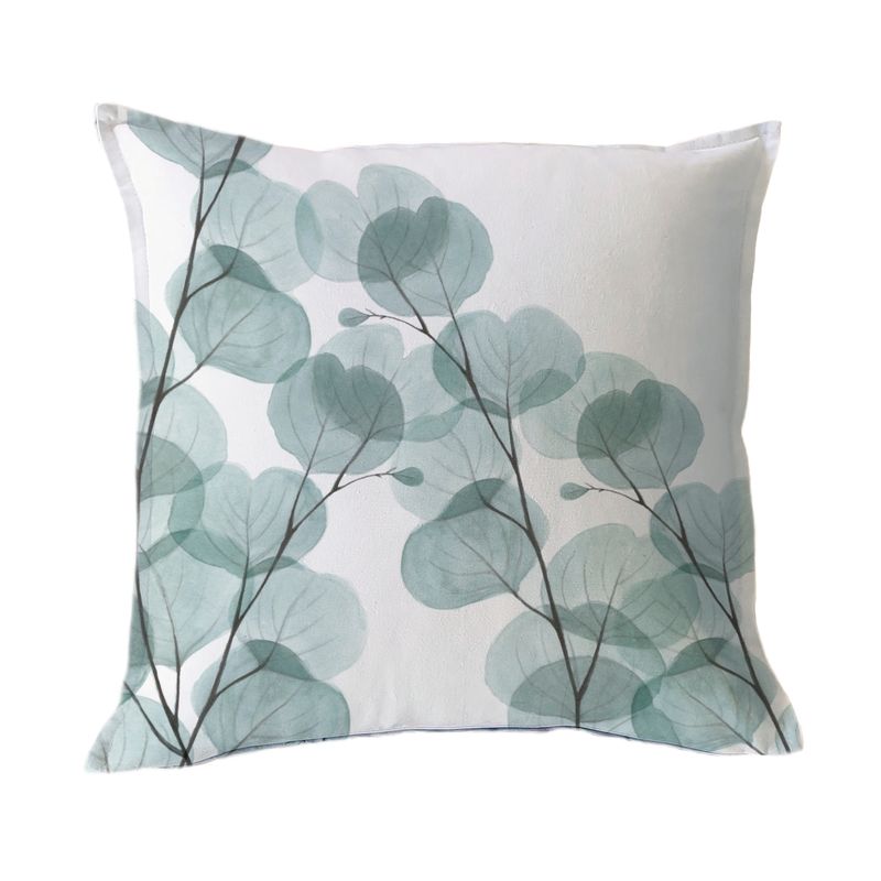 MARGARITA SCHEEL BY CASA ALVARINHO - FUNDA COJÍN ALGODÓN EUCALIPTOS 45X45