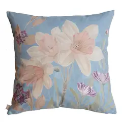 MARGARITA SCHEEL BY CASA ALVARINHO - FUNDA COJÍN GAMUZA NARCISOS 45X45