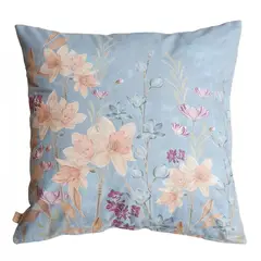 MARGARITA SCHEEL BY CASA ALVARINHO - FUNDA COJÍN GAMUZA JARDÍN NARCISOS 45X45