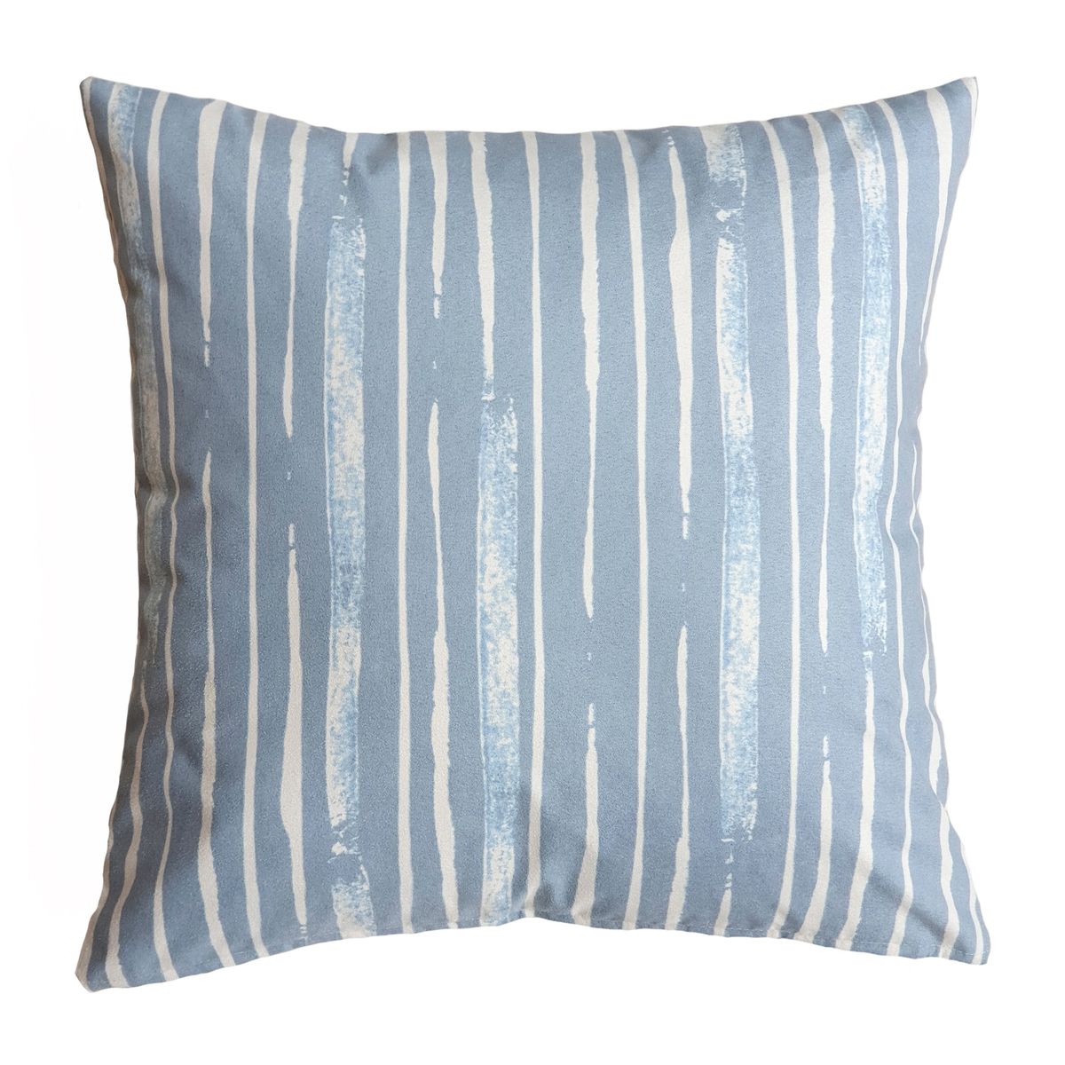 MARGARITA SCHEEL BY CASA ALVARINHO - FUNDA COJÍN GAMUZA LINEAL CELESTE 45X45