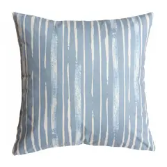 MARGARITA SCHEEL BY CASA ALVARINHO - FUNDA COJÍN GAMUZA LINEAL CELESTE 45X45…