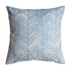 MARGARITA SCHEEL BY CASA ALVARINHO - FUNDA COJÍN GAMUZA ESPIGAS CELESTE 45X45