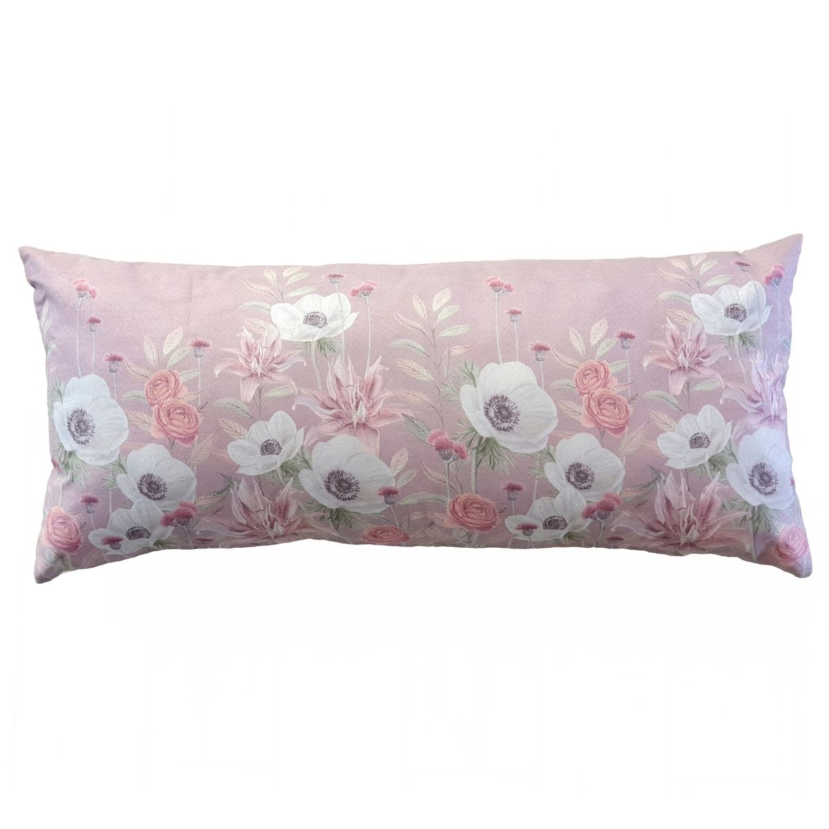 MARGARITA SCHEEL BY CASA ALVARINHO - COJÍN GAMUZA ANÉMONE BLANCA XL