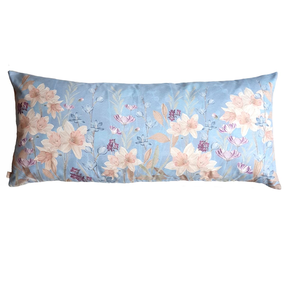 MARGARITA SCHEEL BY CASA ALVARINHO - FUNDA COJÍN GAMUZA JARDÍN DE NARCISOS XL