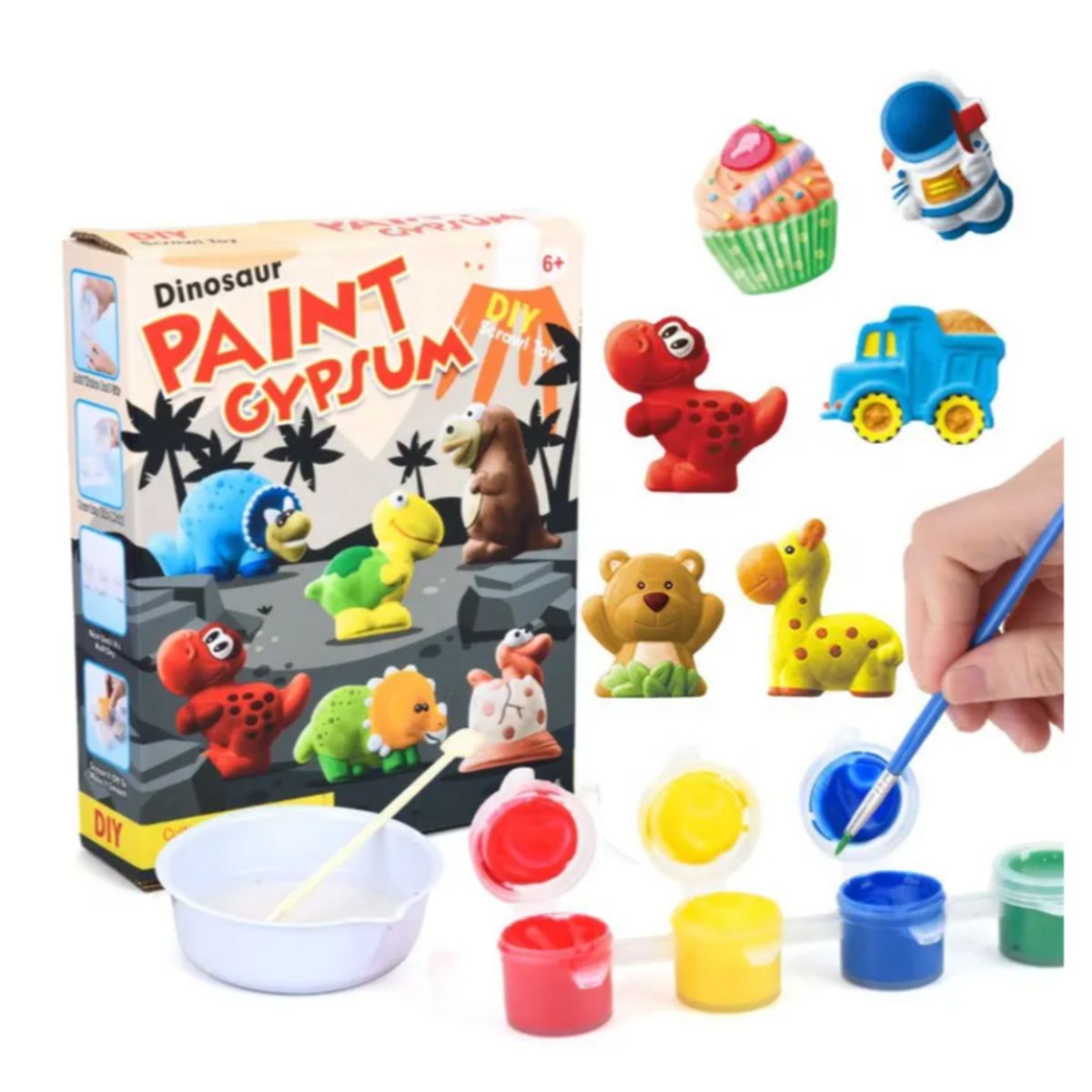 JEANNY - Moldea y Pinta Dinosaurios