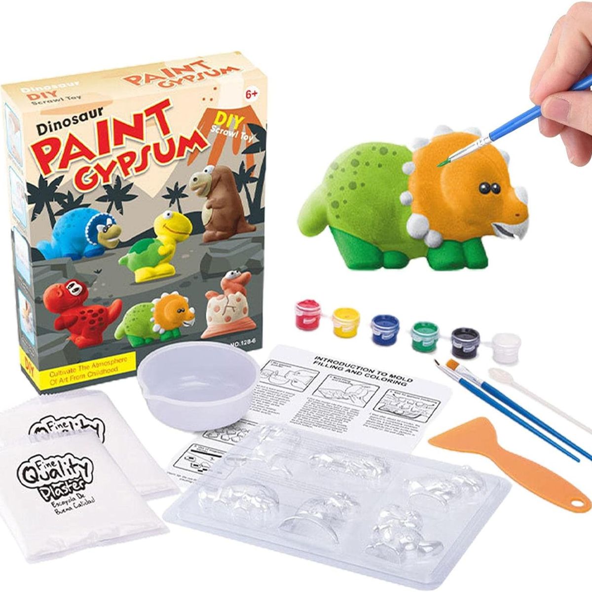 JEANNY - Moldea y Pinta Dinosaurios