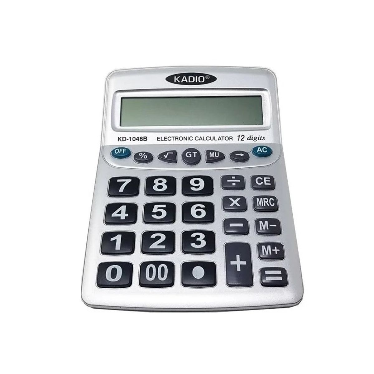 GENERICO - Calculadora De Escritorio Kadio Kd-1048b Grande 12 Digitos
