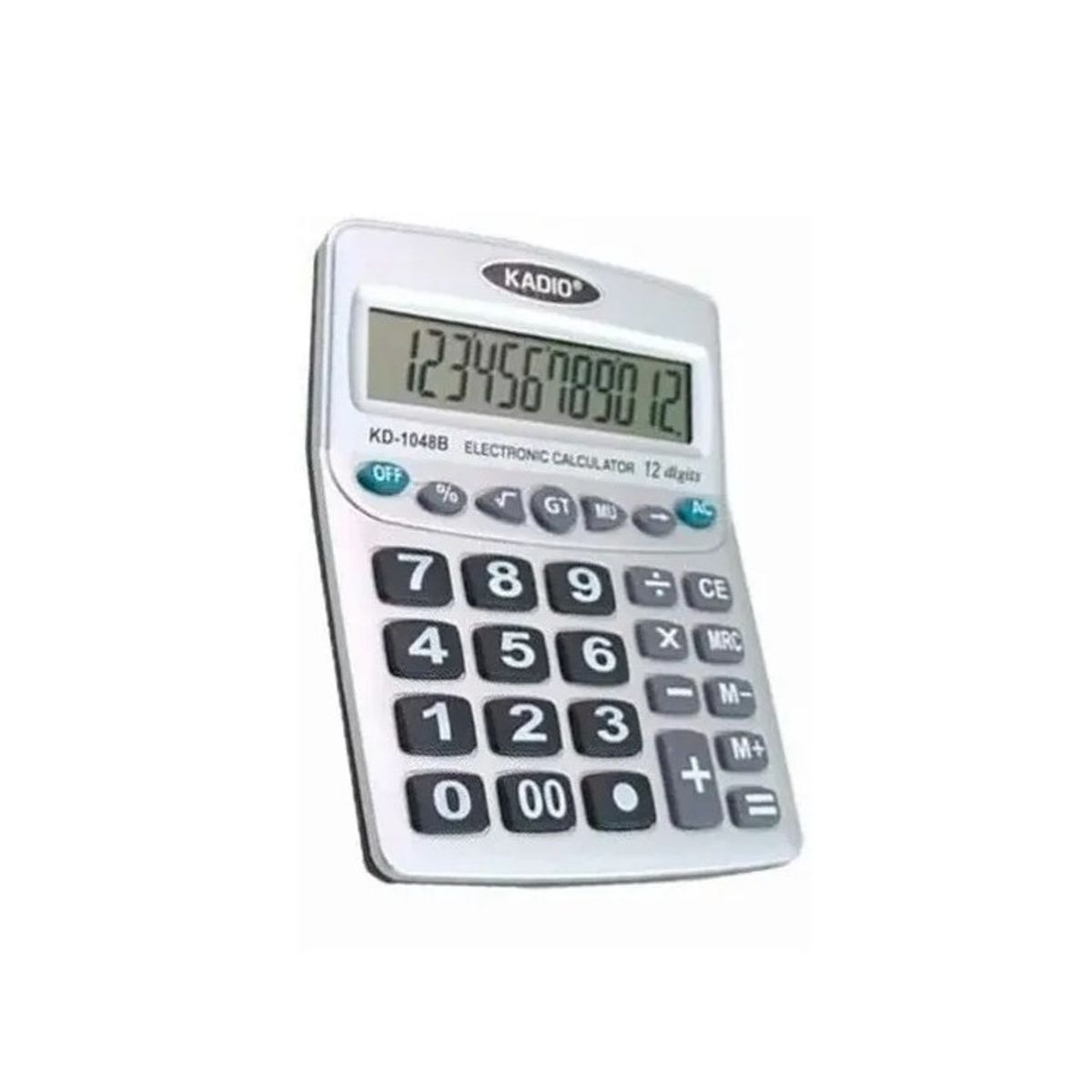 GENERICO - Calculadora De Escritorio Kadio Kd-1048b Grande 12 Digitos