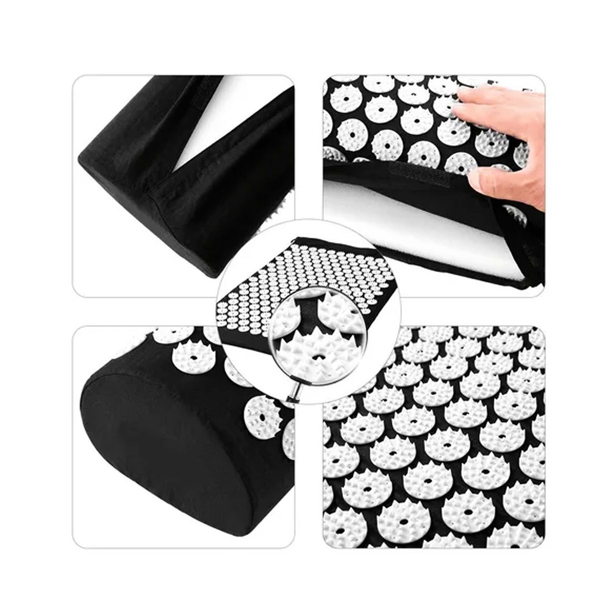 GENERICO - Set Mat Cojin Acupuntura Acupresion Masaje Yoga