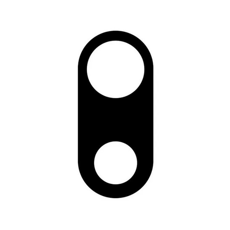 GENERICO - Vidrio De Camara Trasera Compatible con iPhone 8 Plus.
