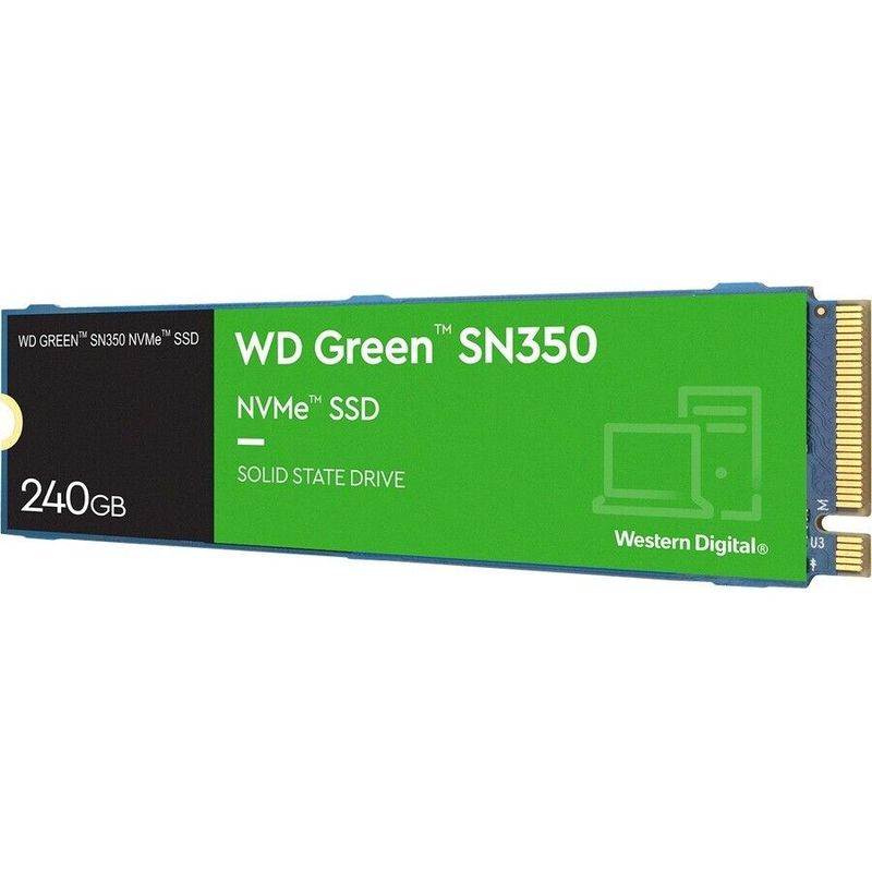 WESTERN DIGITAL - Disco Solido SSD Interno WD Green SN350 240GB M.2 2280 NVMe
