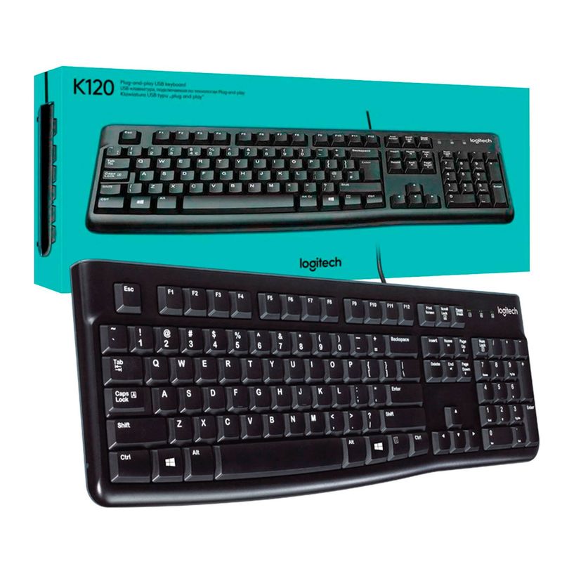 LOGITECH - Teclado Alambrico Logitech K120 Usb Español [ 920-004422 ]