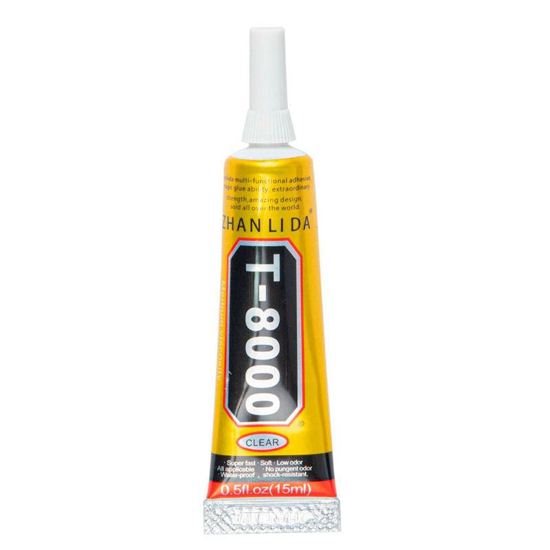GENERICO - Pegamento Adhesivo T8000 15ml Pantallas Baterias - Lifemax
