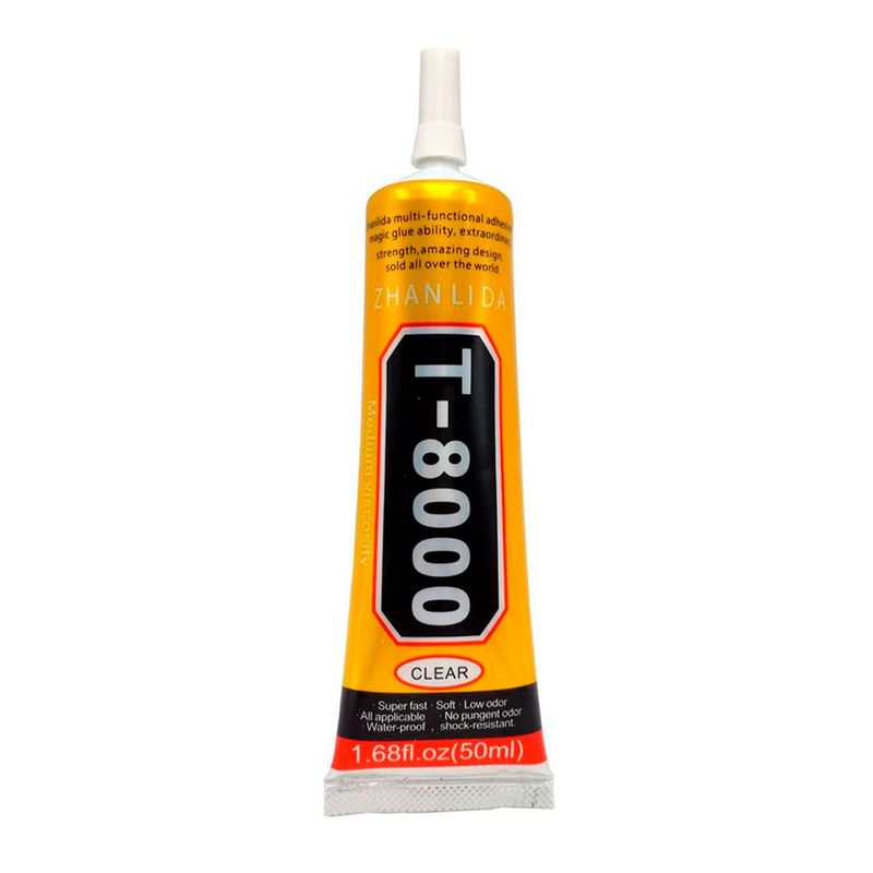GENERICO - Pegamento Adhesivo T8000 50 Ml Pantallas Baterias - Lifemax