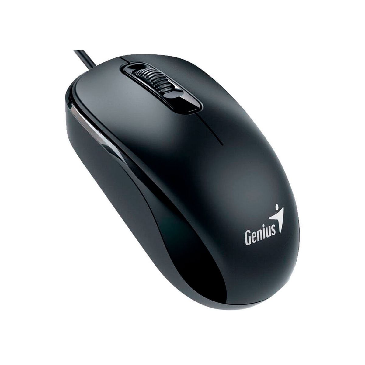 GENIUS - Mouse Genius Dx-110 Usb Optico 3 Botones Ambidiestro Negro