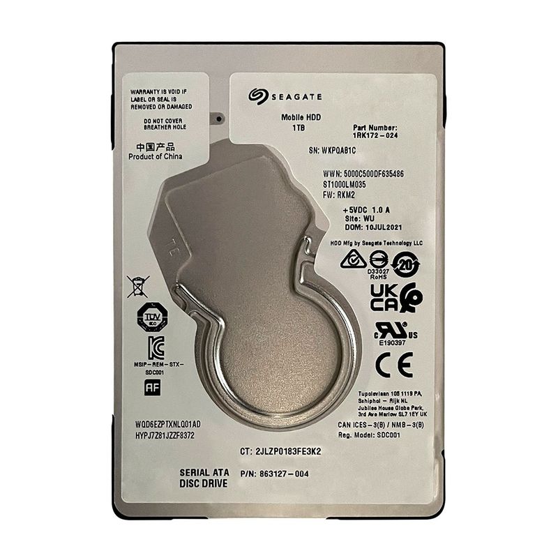 SEAGATE - Disco Duro 1TB Interno Seagate HDD ST1000LM035 OPENBOX - Lifemax