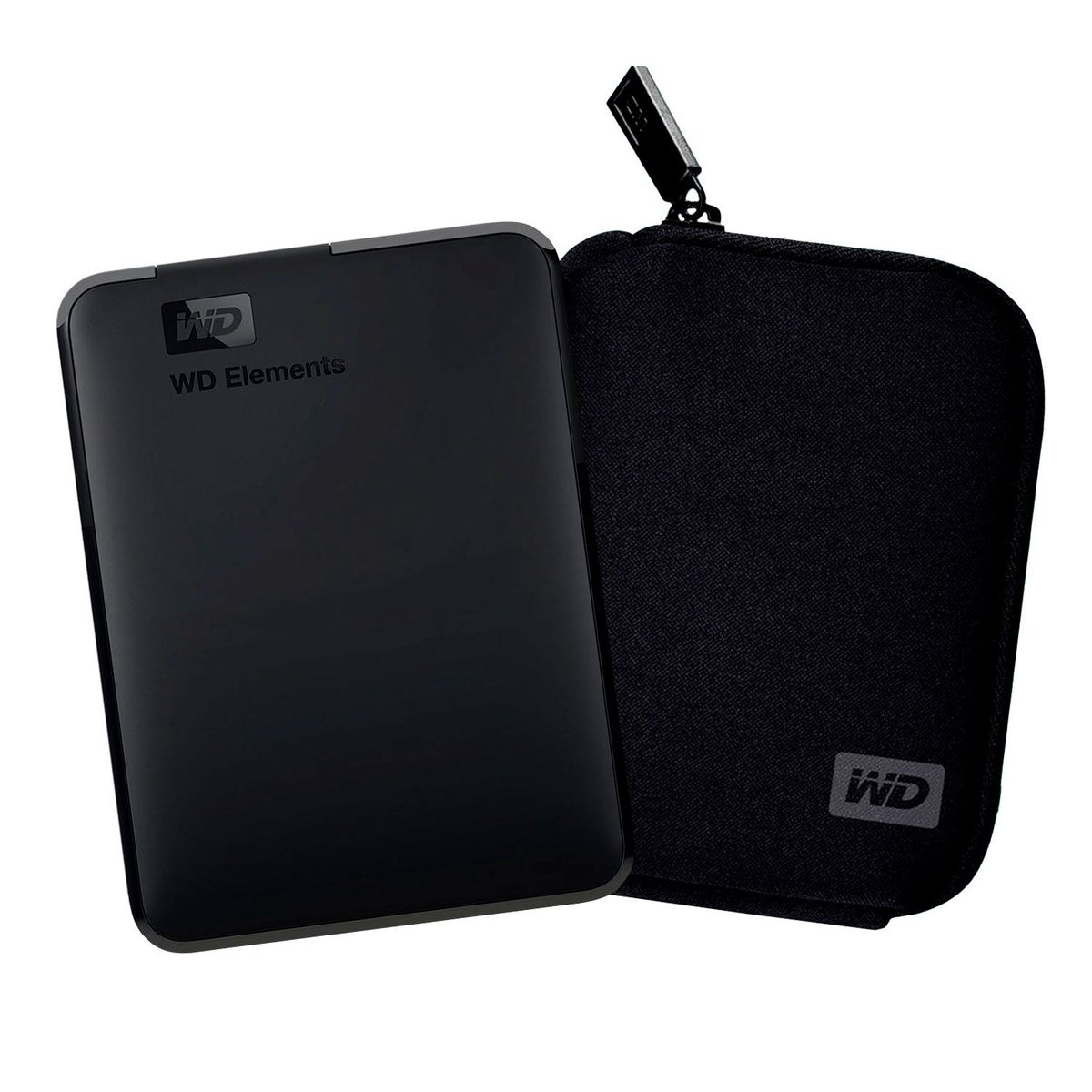 WESTERN DIGITAL - Disco Duro Externo WD Elements 1TB + Funda - Lifemax