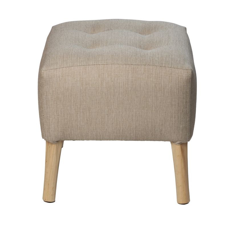 GENERICO - Pouf Alemania Beige 42x42x43 Máxima Design