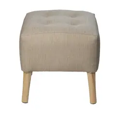 GENERICO - Pouf Alemania Beige 42x42x43 Máxima Design