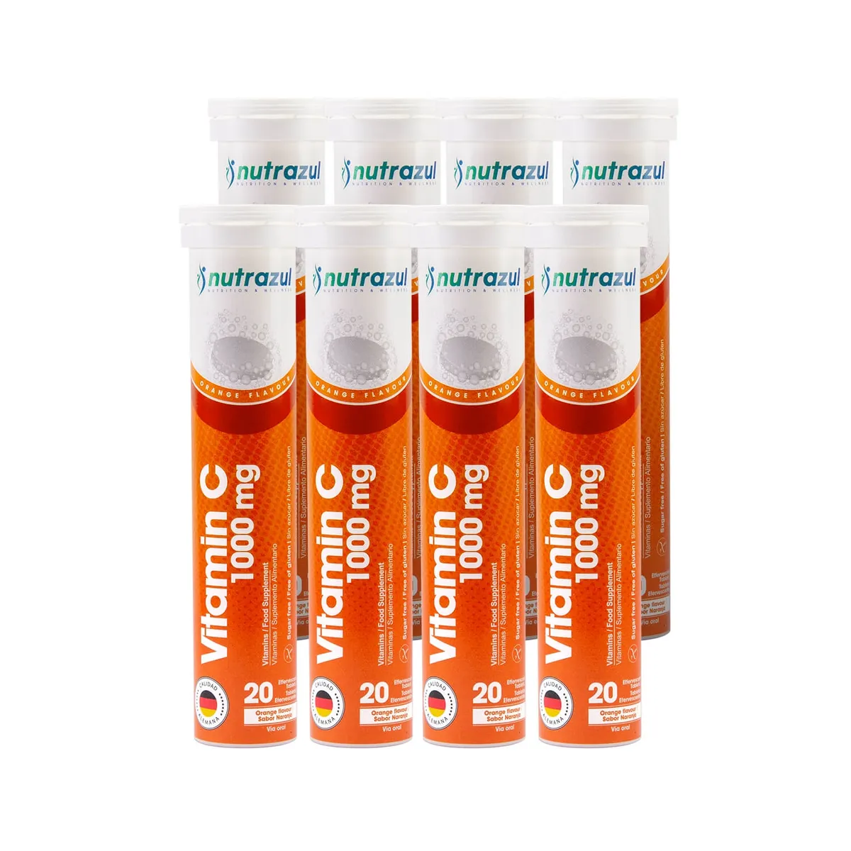 NUTRAZUL - Vitamina C 1.000 Mg.-Pack 8 un.